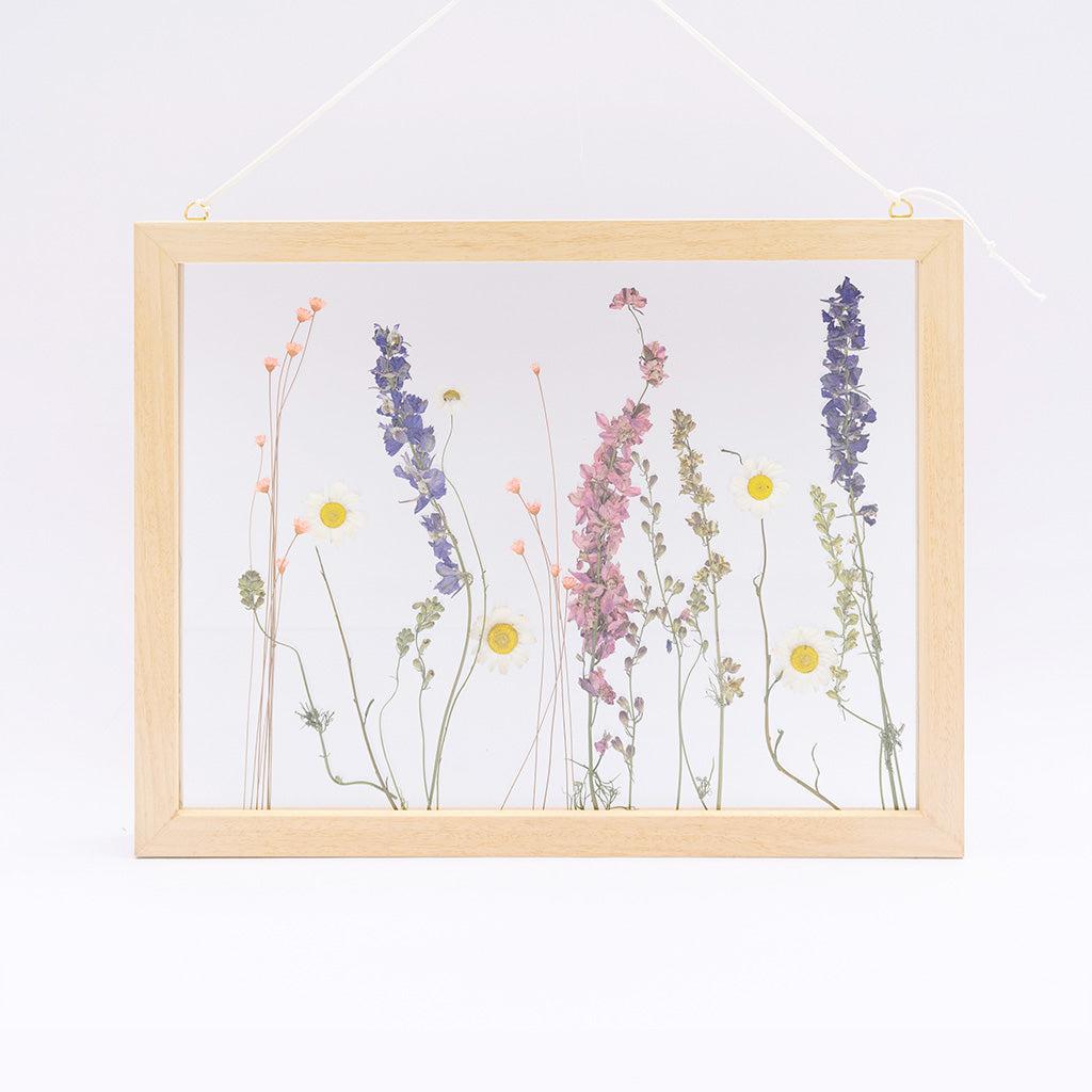 The Meadow - Framed Dried Flowers Pressed Flowers - Abstract House