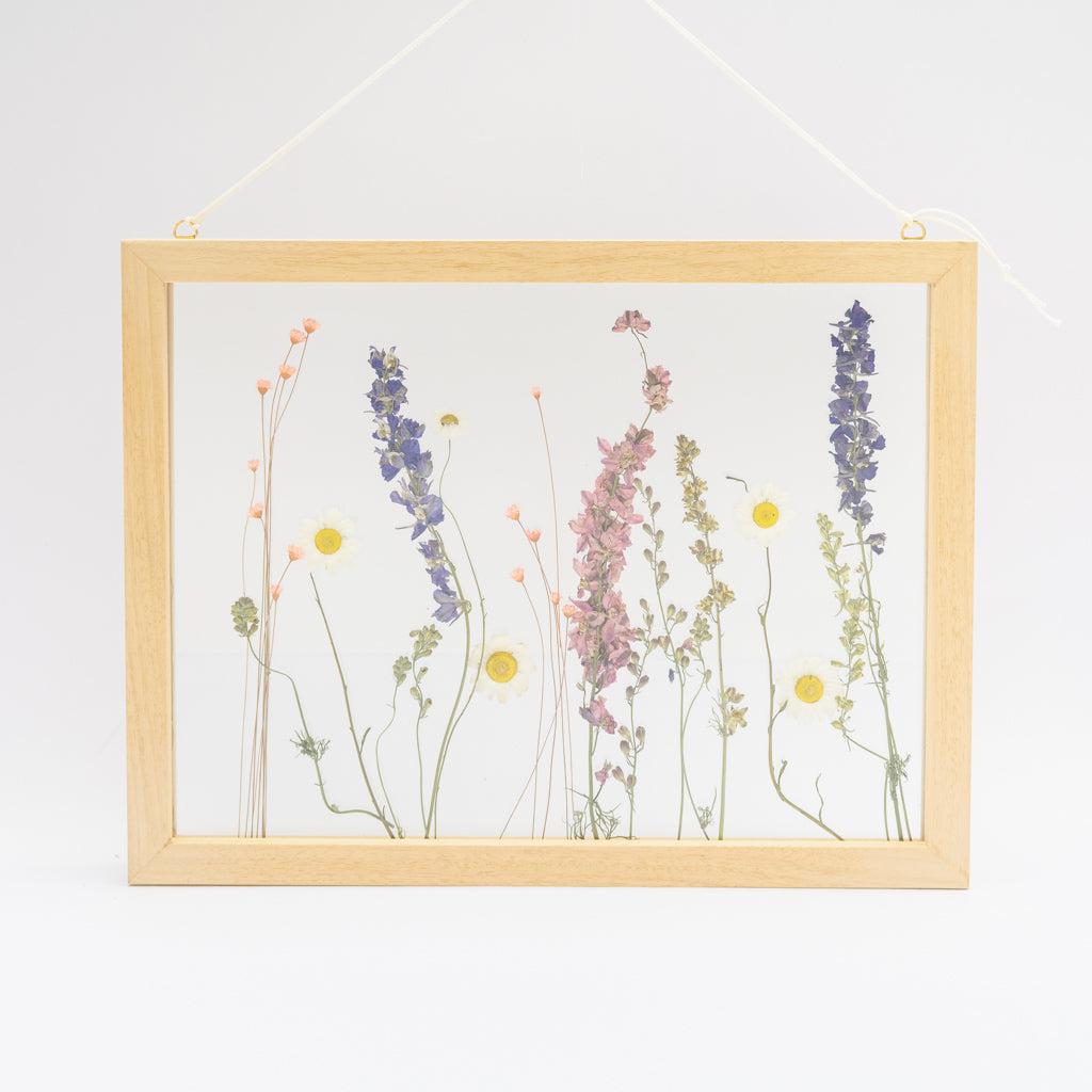The Meadow - Framed Dried Flowers Pressed Flowers - Abstract House
