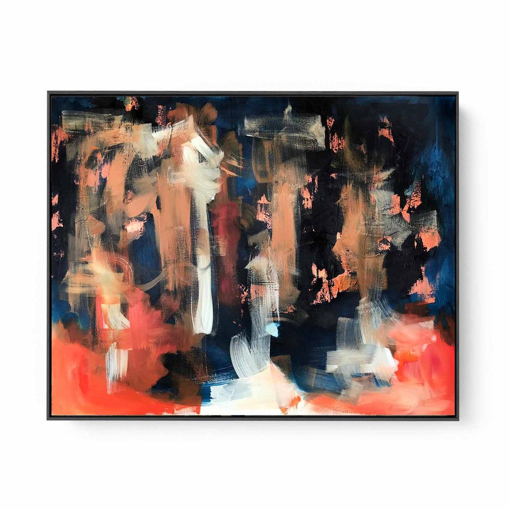 The Untold Story 1 Original Painting Painting - Abstract House