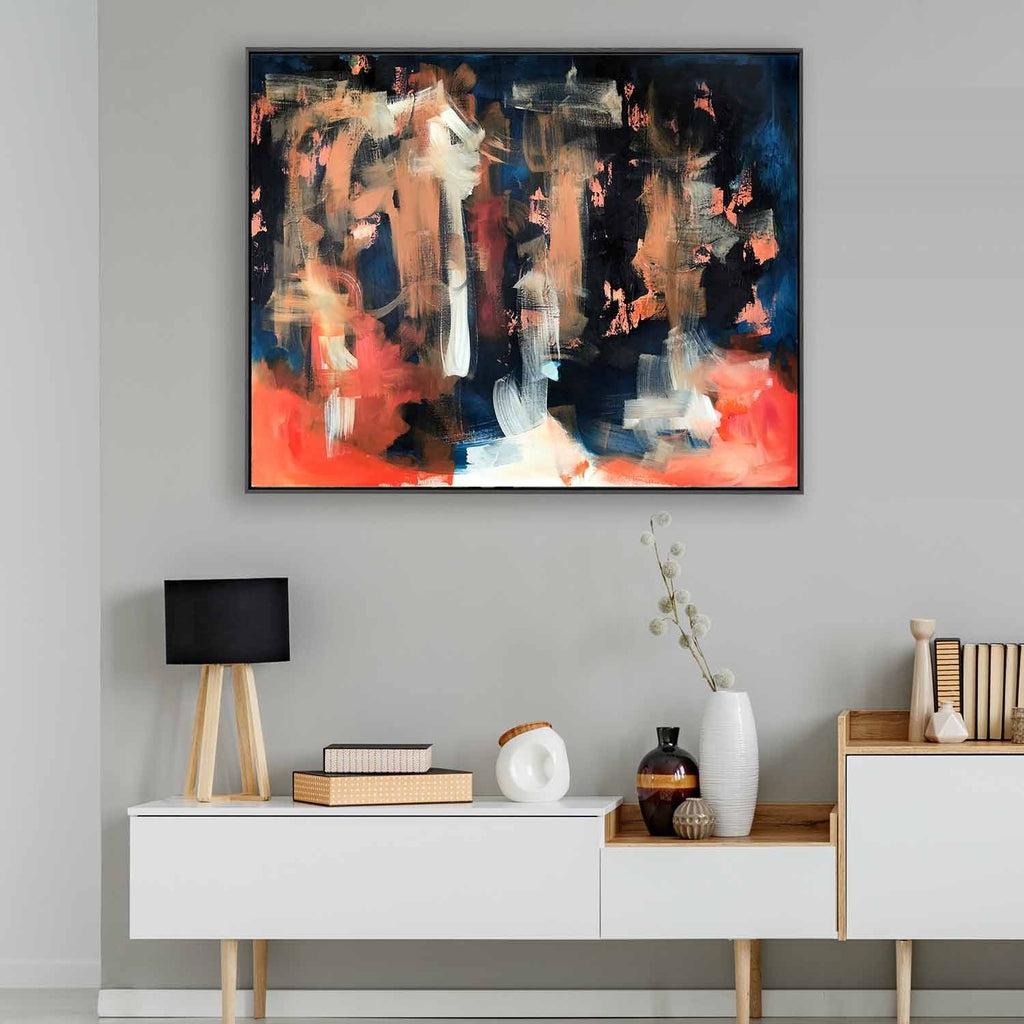 The Untold Story 1 Original Painting Painting - Abstract House