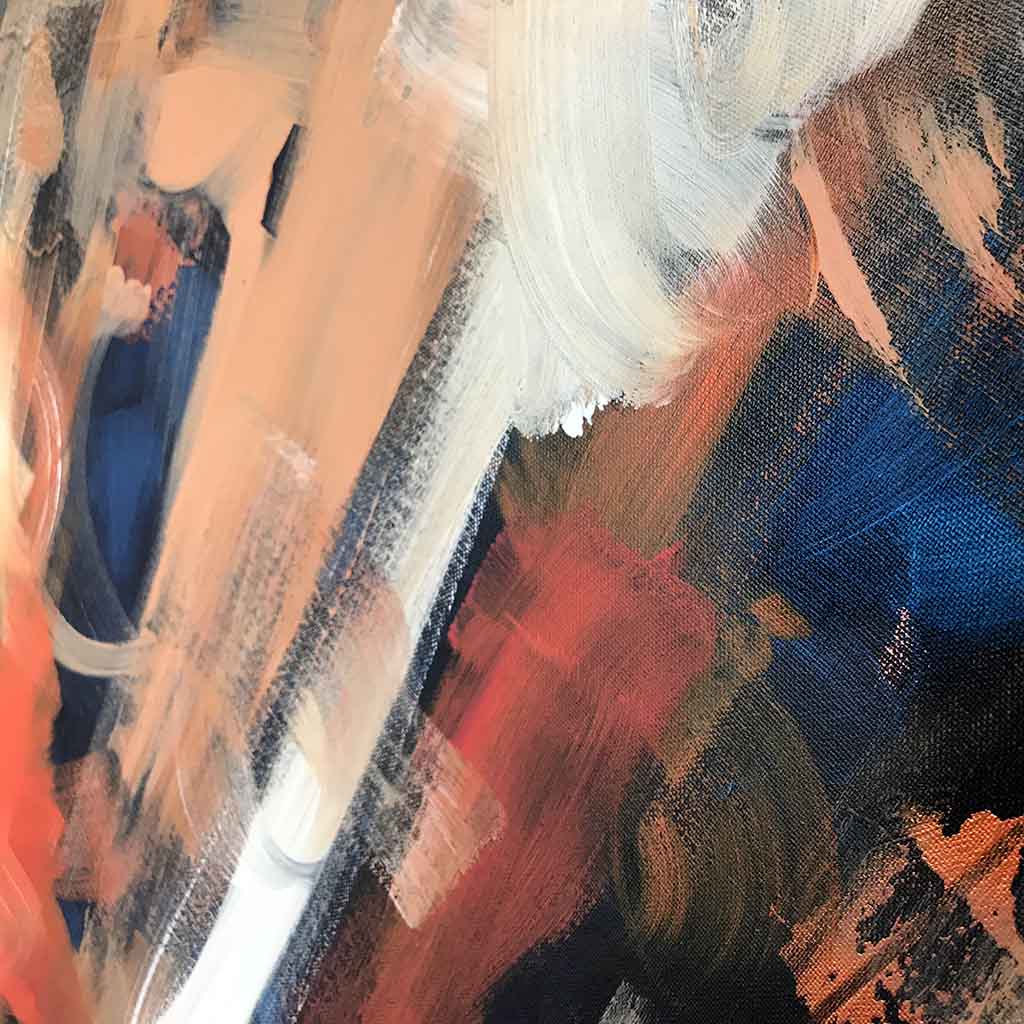 The Untold Story 1 Original Painting Painting - Abstract House