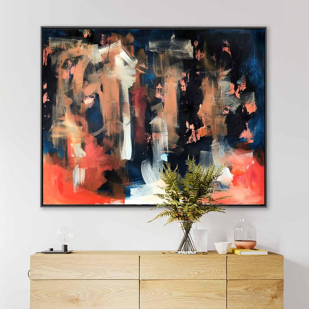 The Untold Story 1 Original Painting Painting - Abstract House