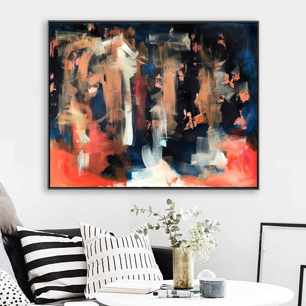 The Untold Story 1 Original Painting Painting - Abstract House