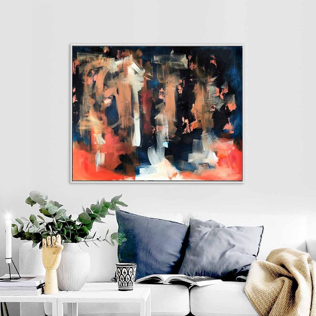 The Untold Story 1 Original Painting Painting - Abstract House