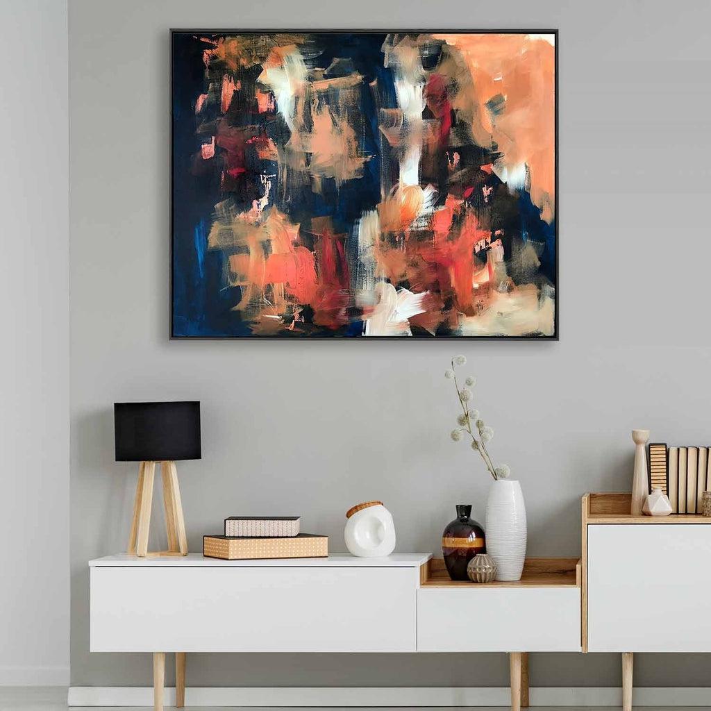 The Untold Story Part 2 Original Painting Painting - Abstract House