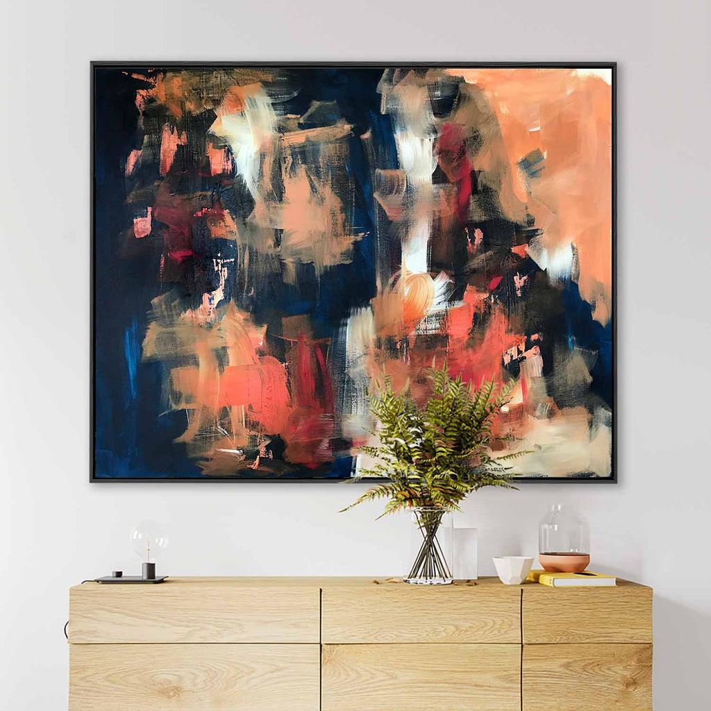 The Untold Story Part 2 Original Painting Painting - Abstract House