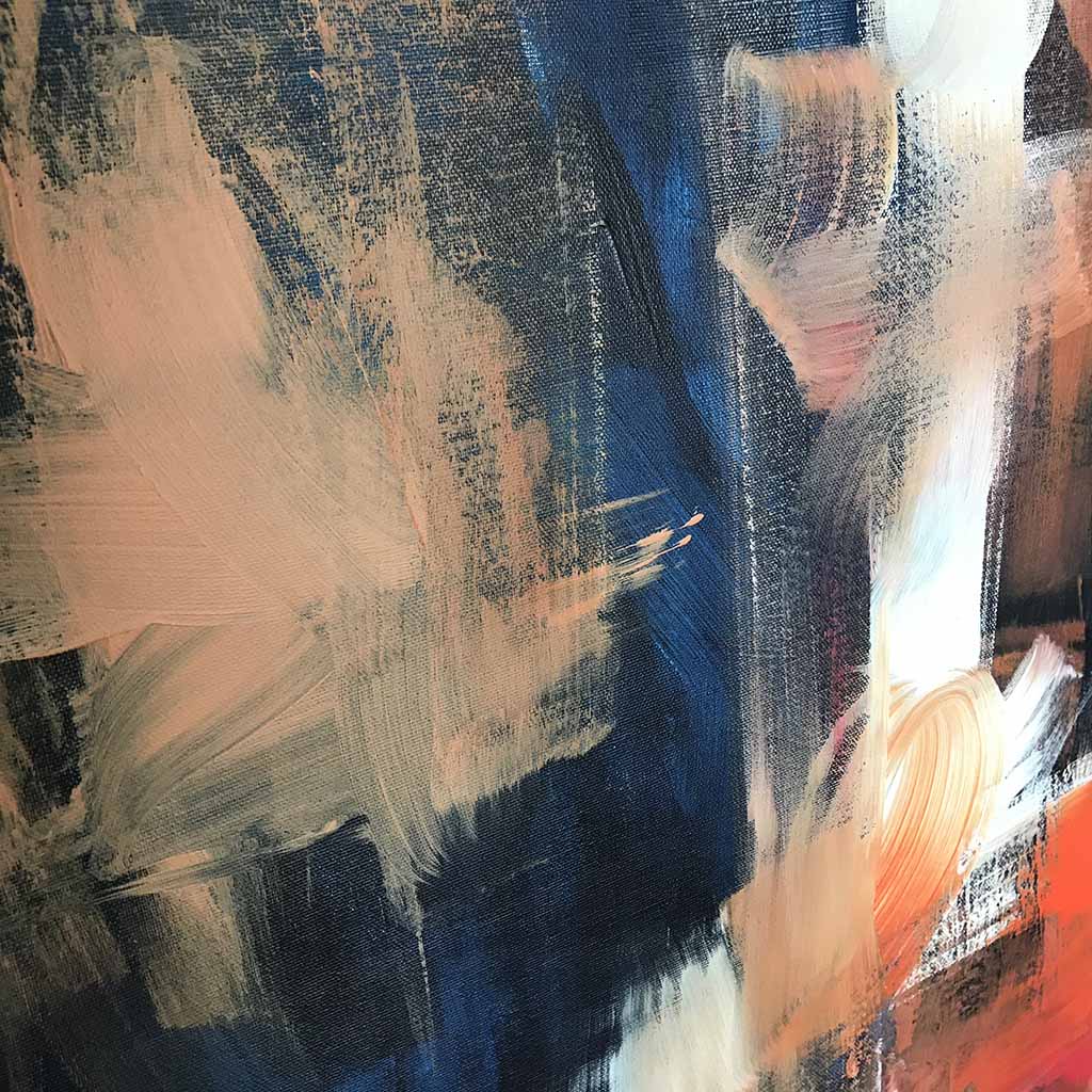 The Untold Story Part 2 Original Painting Painting - Abstract House