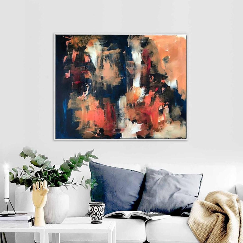 The Untold Story Part 2 Original Painting Painting - Abstract House