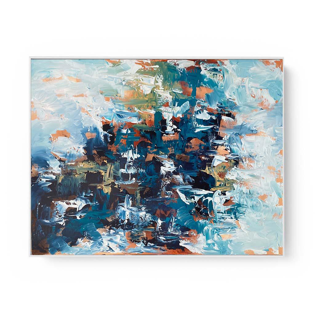 Time Has Stopped Part 1 - Original Painting Painting - Abstract House