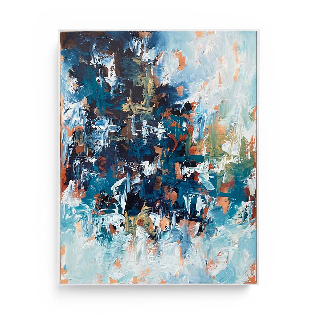 Time Has Stopped Part 1 - Original Painting Painting - Abstract House