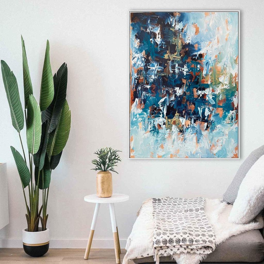 Time Has Stopped Part 1 - Original Painting Painting - Abstract House