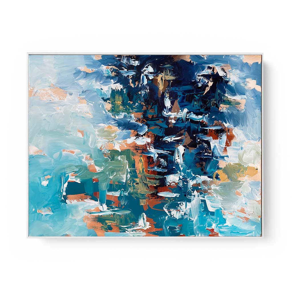 Time Has Stopped Part 2 - Original Painting Painting - Abstract House