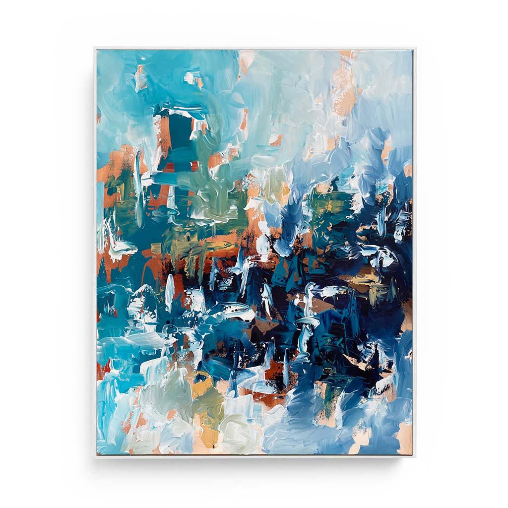 Time Has Stopped Part 2 - Original Painting Painting - Abstract House