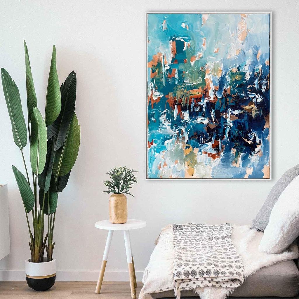 Time Has Stopped Part 2 - Original Painting Painting - Abstract House