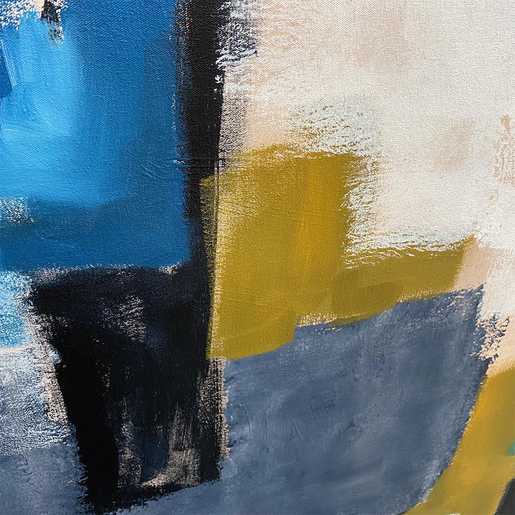 Urban Night - Original Painting Painting - Abstract House