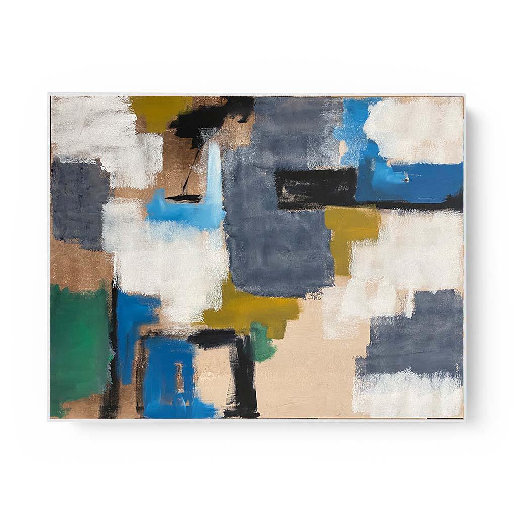 Urban Night - Original Painting Painting - Abstract House