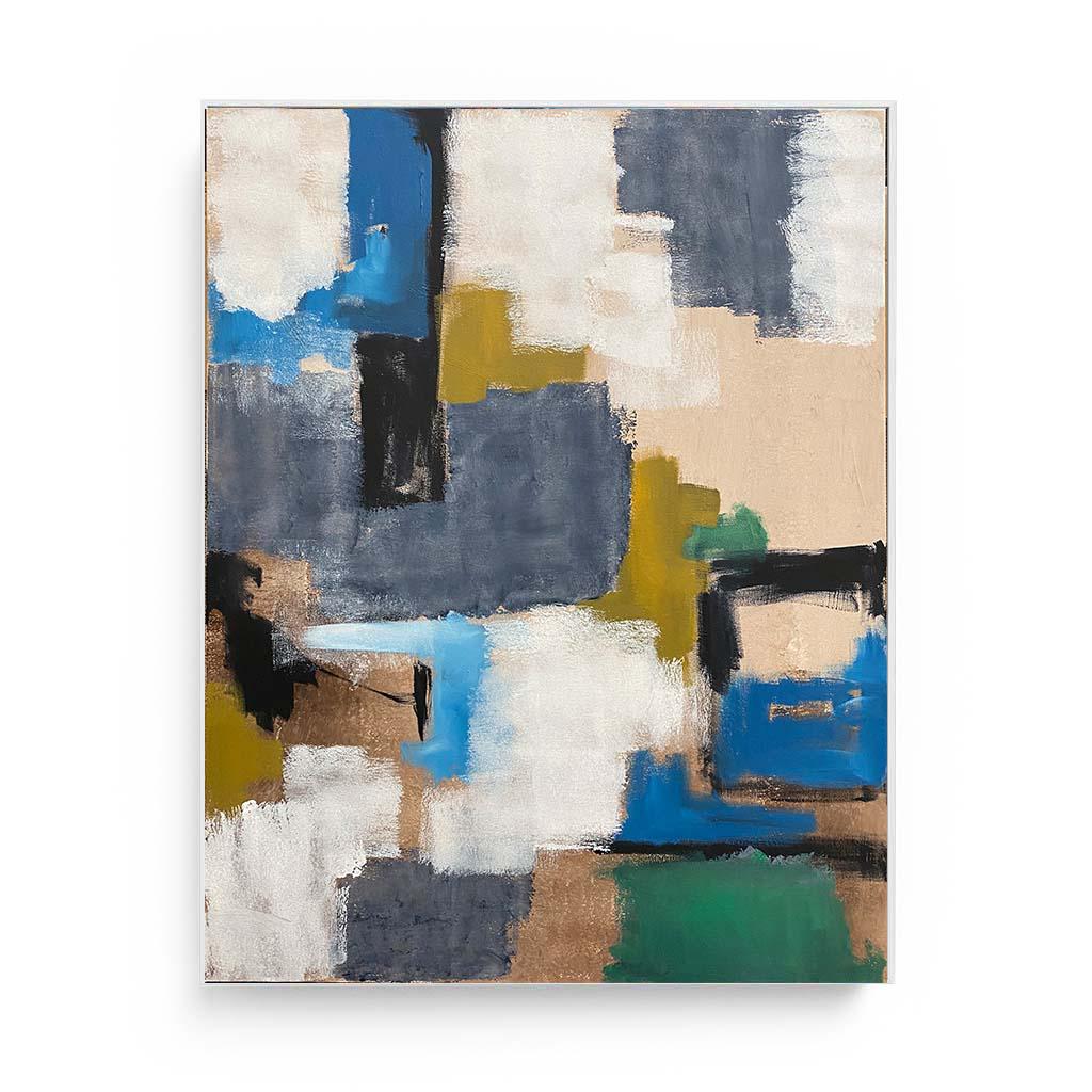 Urban Night - Original Painting Painting - Abstract House