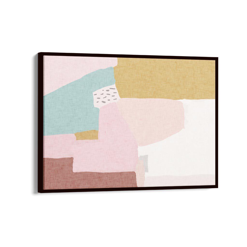 Vintage Abstract Canvas Print-Abstract House