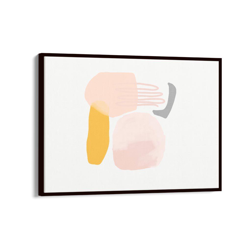 Watercolour Abstract Canvas Print-Abstract House