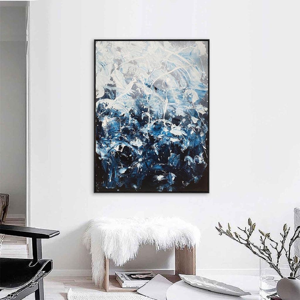 Waterfall - Original Painting Painting - Abstract House