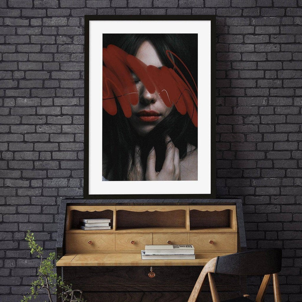 Woman In Red Limited Edition Print